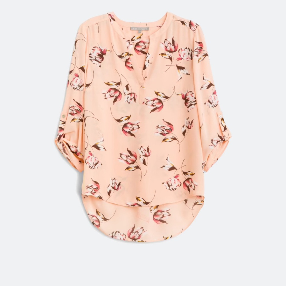 NWT Floral Blush/ Peach Blouse